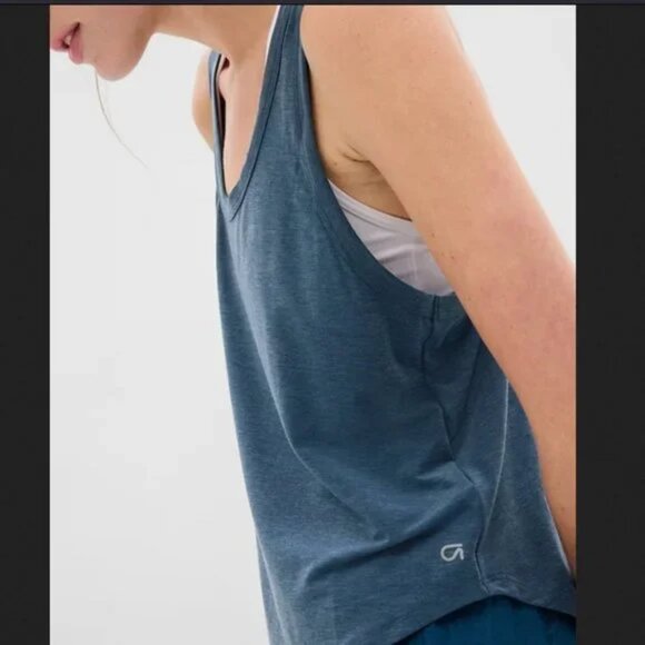 GAP GapFit Breathe Racerback Tank XL Black - Picture 3 of 5